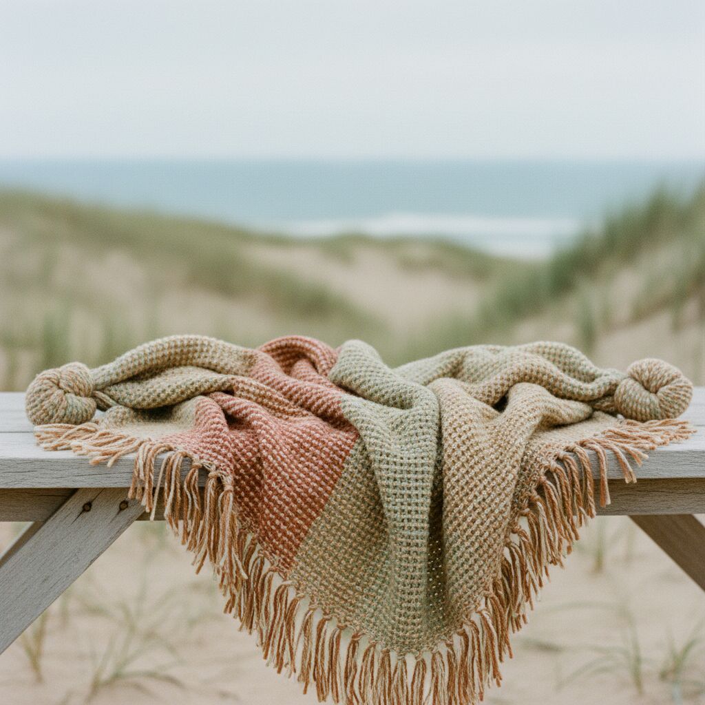 Ribbed Cotton Throw